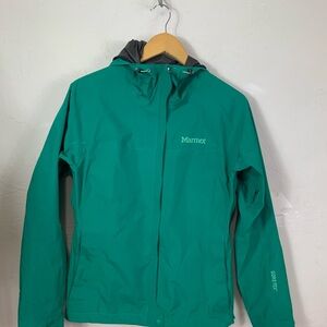 Marmot Jacket Womens S Gore Tex Waterproof Hooded Rain Shell Hiking